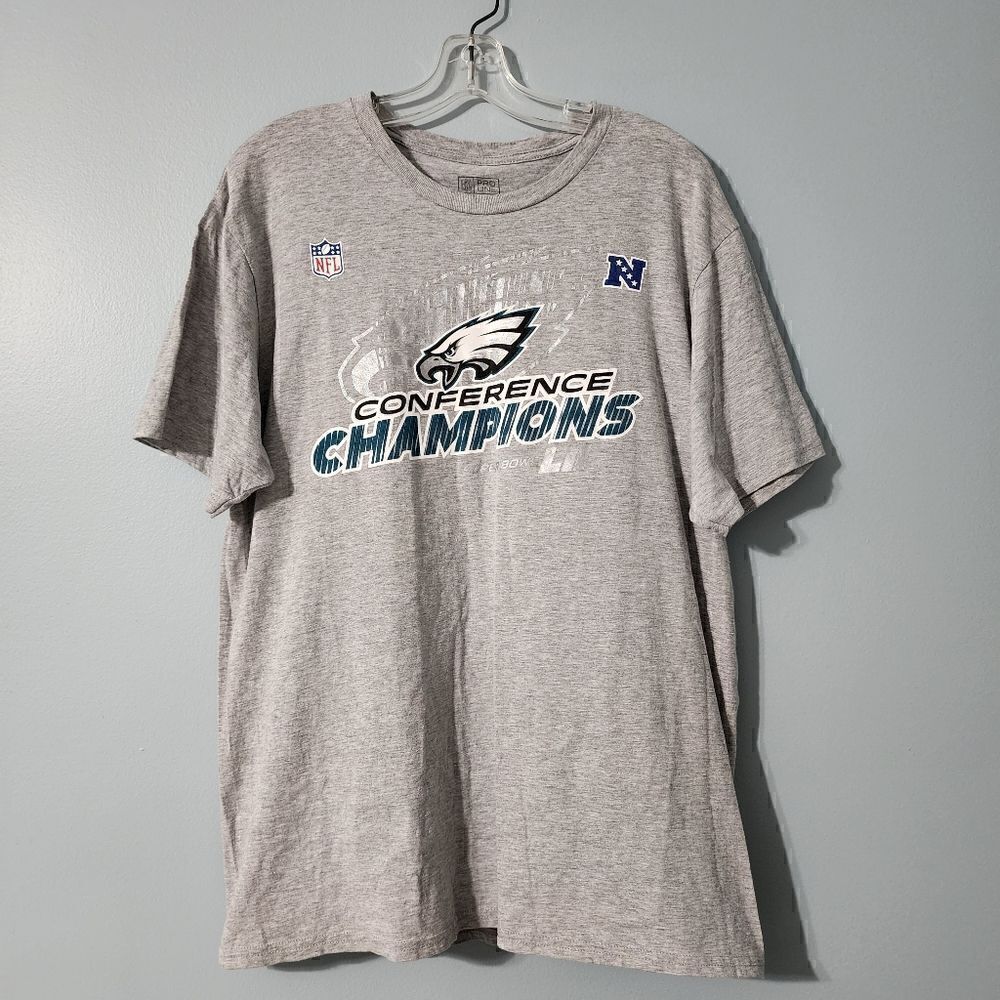 Philadelphia Eagles NFL Pro Line 2017 NFC Champions Trophy Collection T-Shirt 🦅
